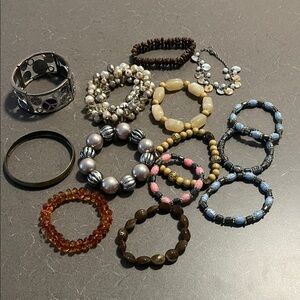 Misc bracelet lot - nice variety